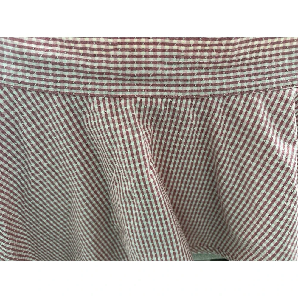Classic Red/White gingham Country Curtains Brand Cotton Valance 50Wx14L -4 avail
